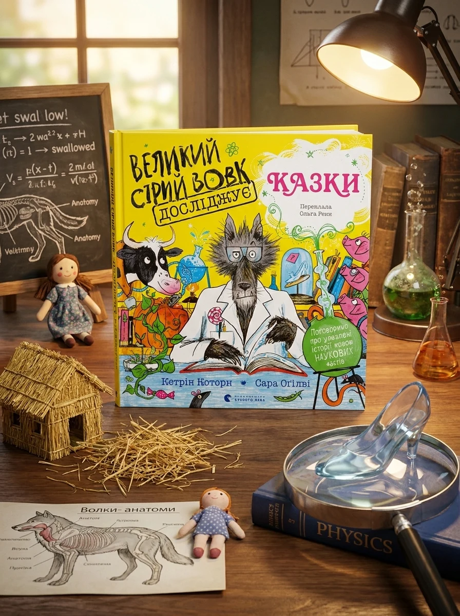 Великий Сірий Вовк досліджує казки — Пізнавальні книги для дітей