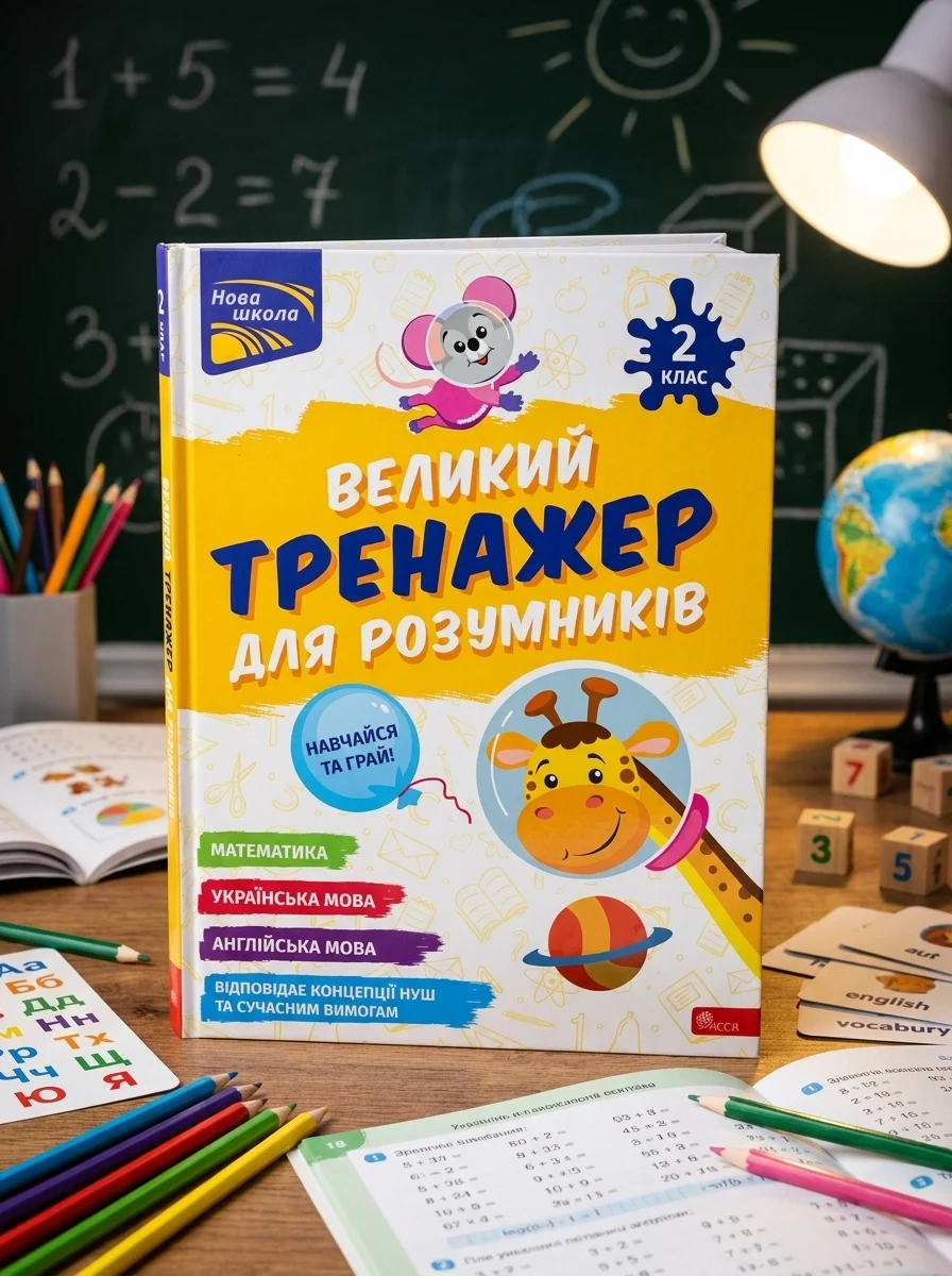 Великий тренажер для розумників. 2 клас — Розвивальні книги