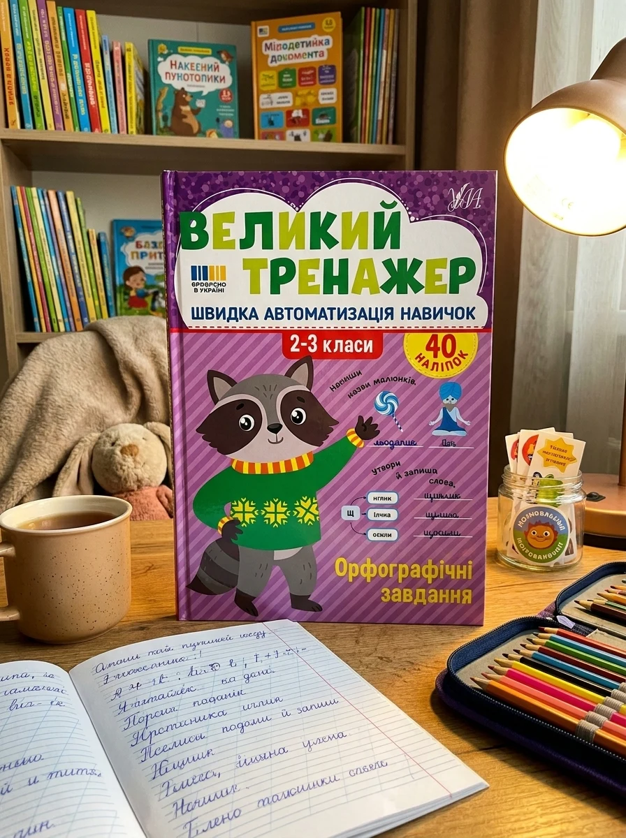 Великий тренажер. Орфографічні завдання — Підготовка до школи