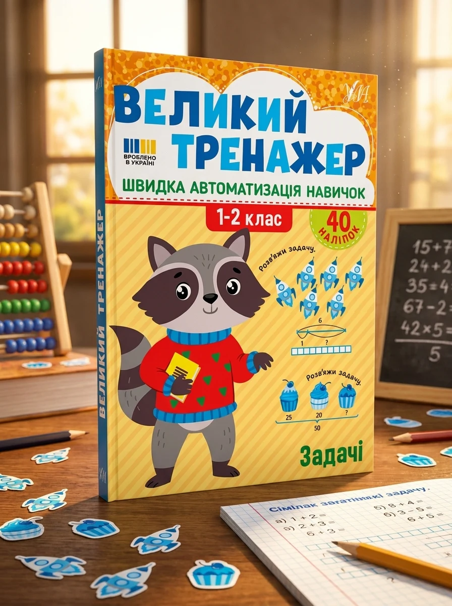 Великий тренажер. Задачі — Підготовка до школи