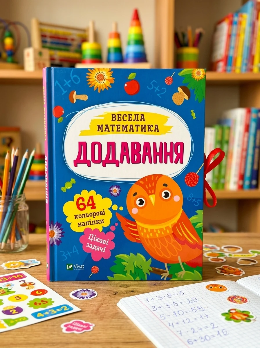 Весела математика. Додавання | купити книгу онлайн