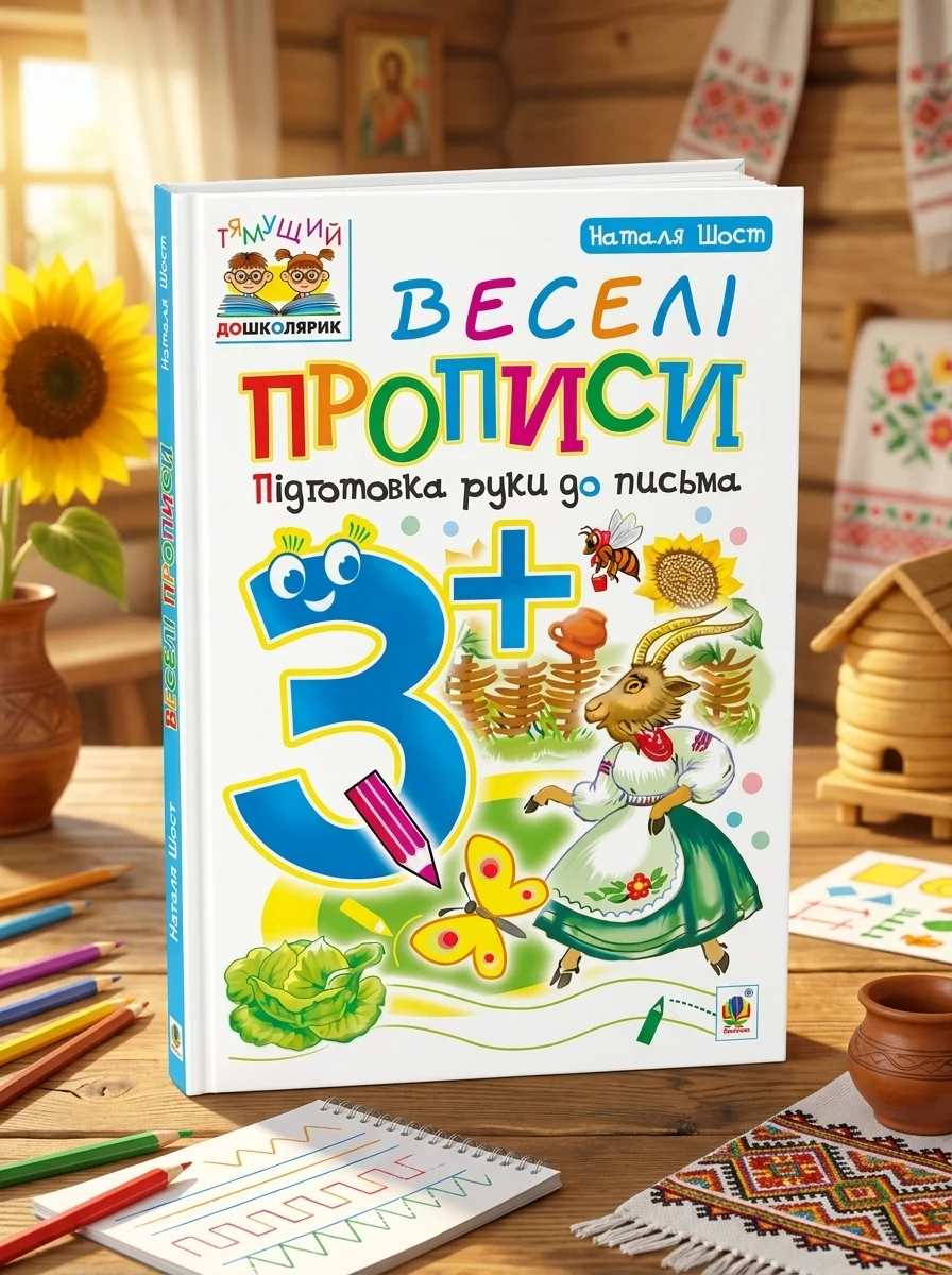 Веселі прописи. Підготовка руки до письма. Від 3 років