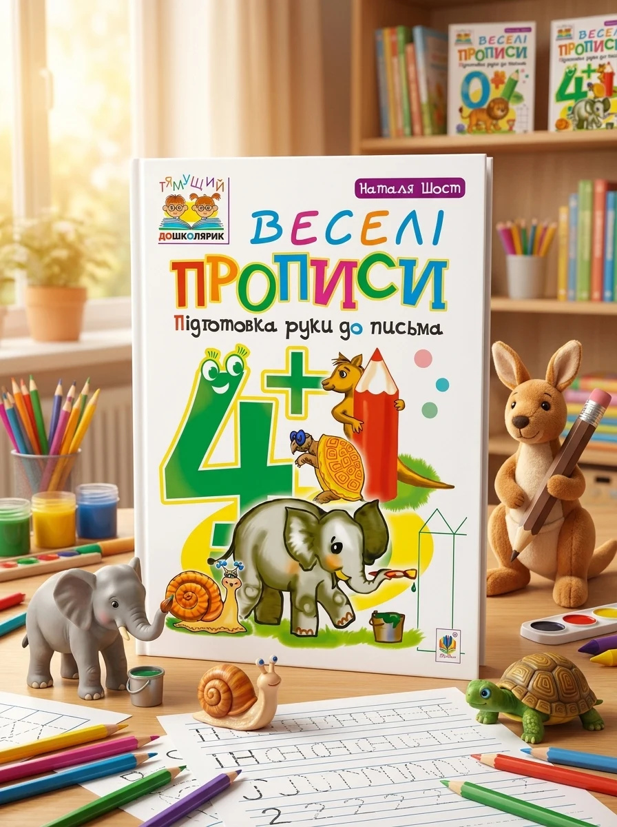 Веселі прописи: підготовка руки до письма. Від 4 років — Підготовка до школи