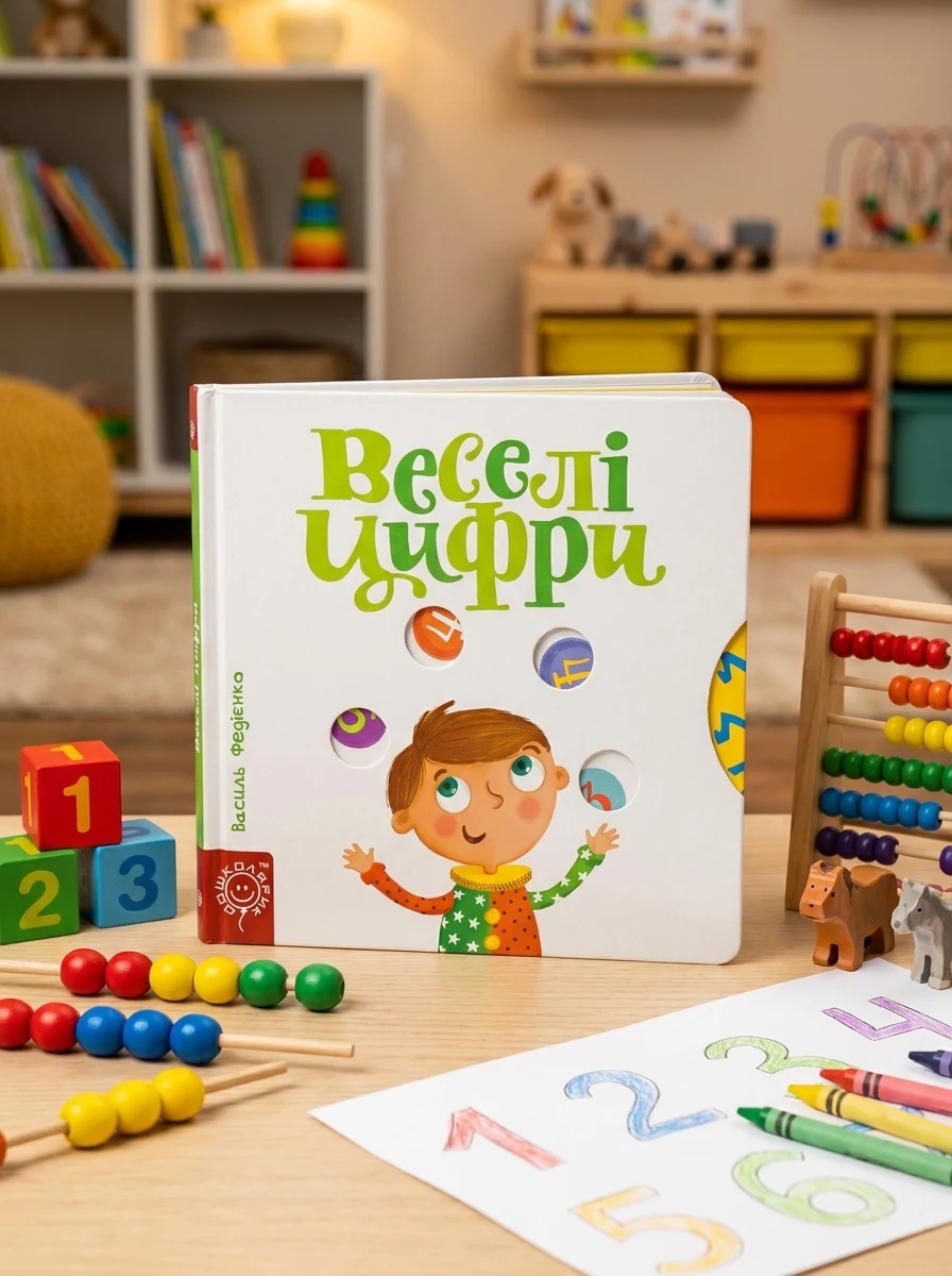 Веселі цифри — Дитячі подарункові книги