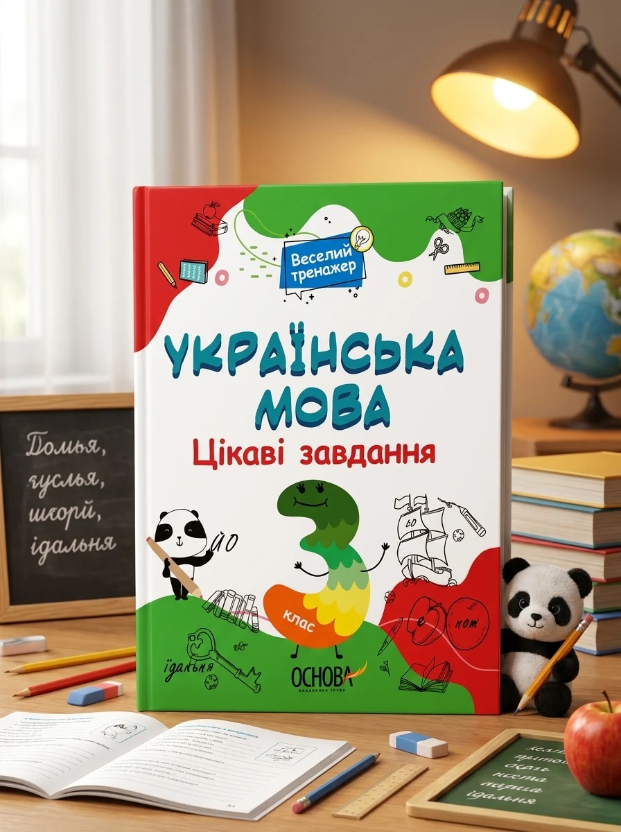 Веселий тренажер. Українська мова. Цікаві завдання. 3 клас | купити книгу онлайн