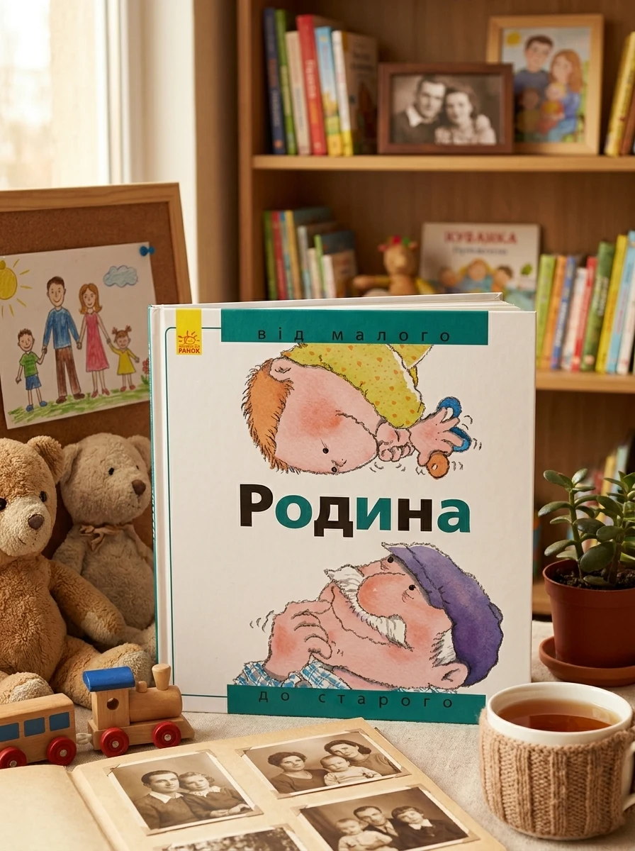 Від... до. Родина. Від малого до старого — Розвивальні книги