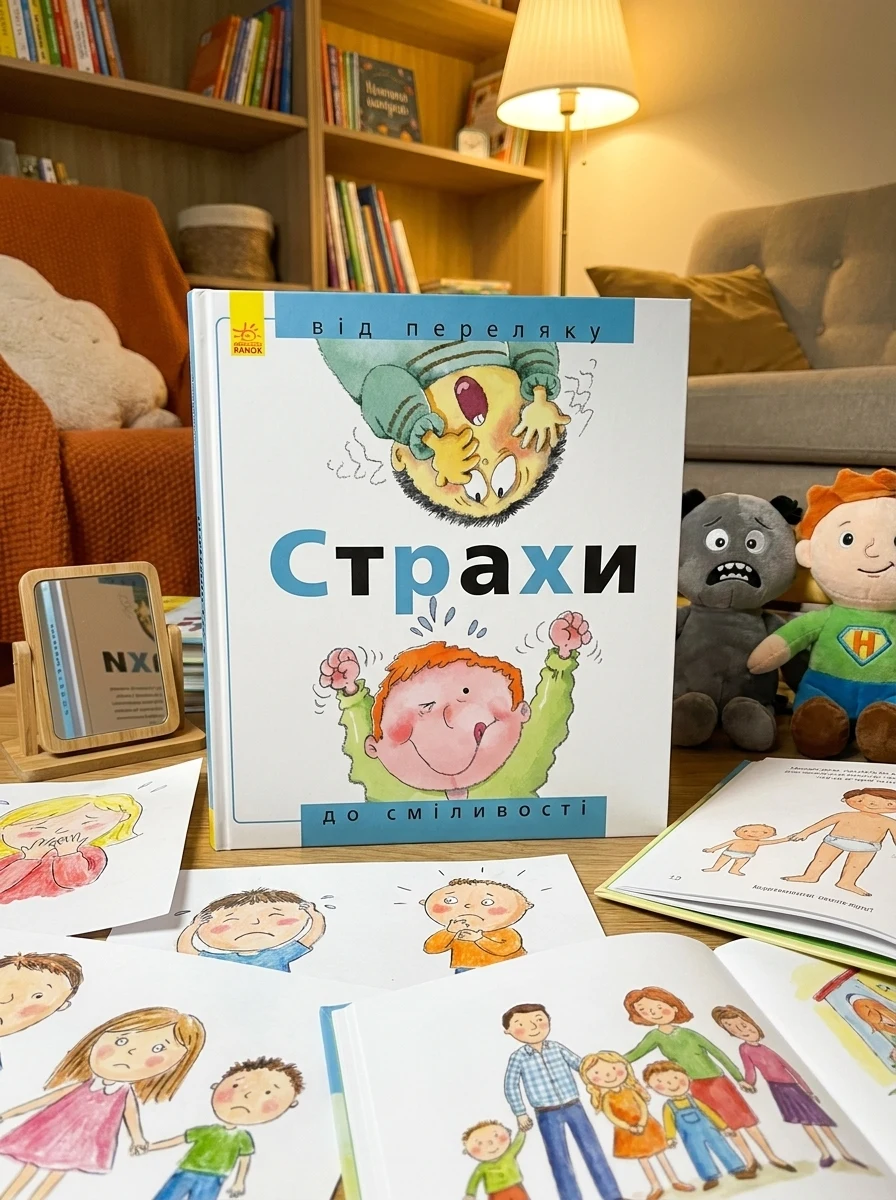 Від... до. Страхи. Від переляку до сміливості — Розвивальні книги
