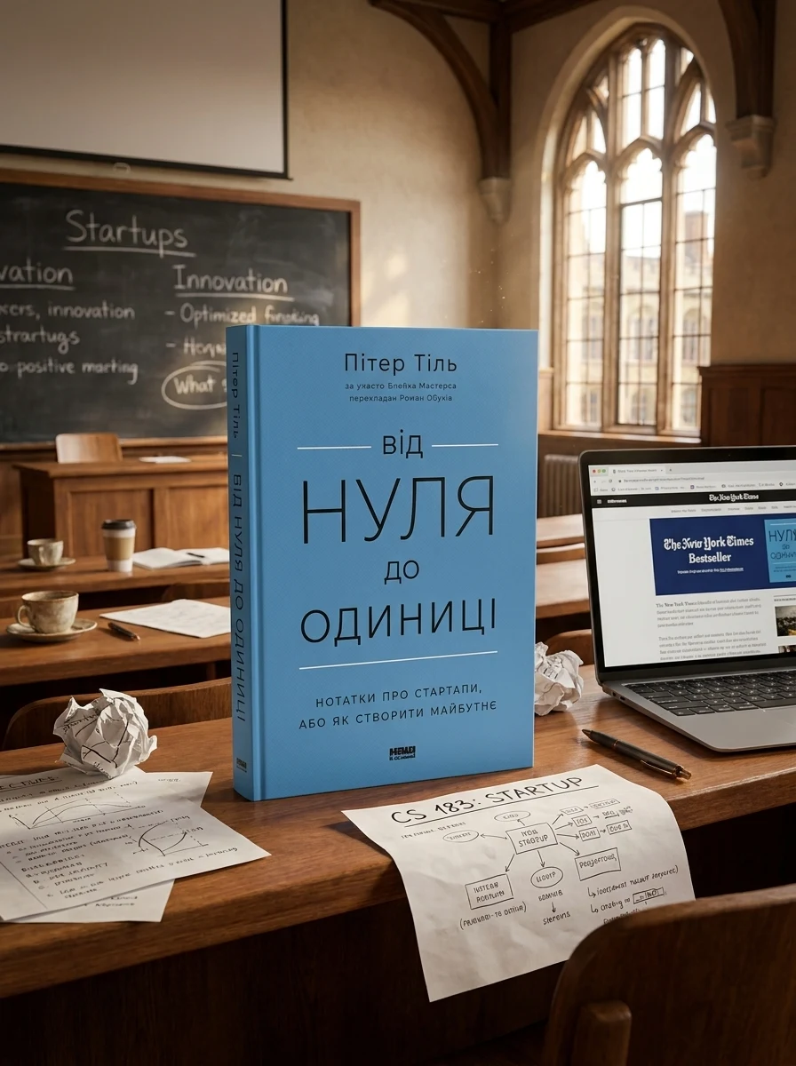Від нуля до одиниці! Нотатки про стартапи, або як створити майбутнє | купити книгу онлайн