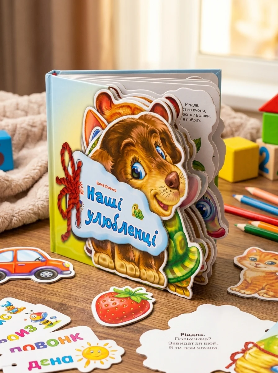 Відгадай-но. Наші улюбленці — Розвивальні книги