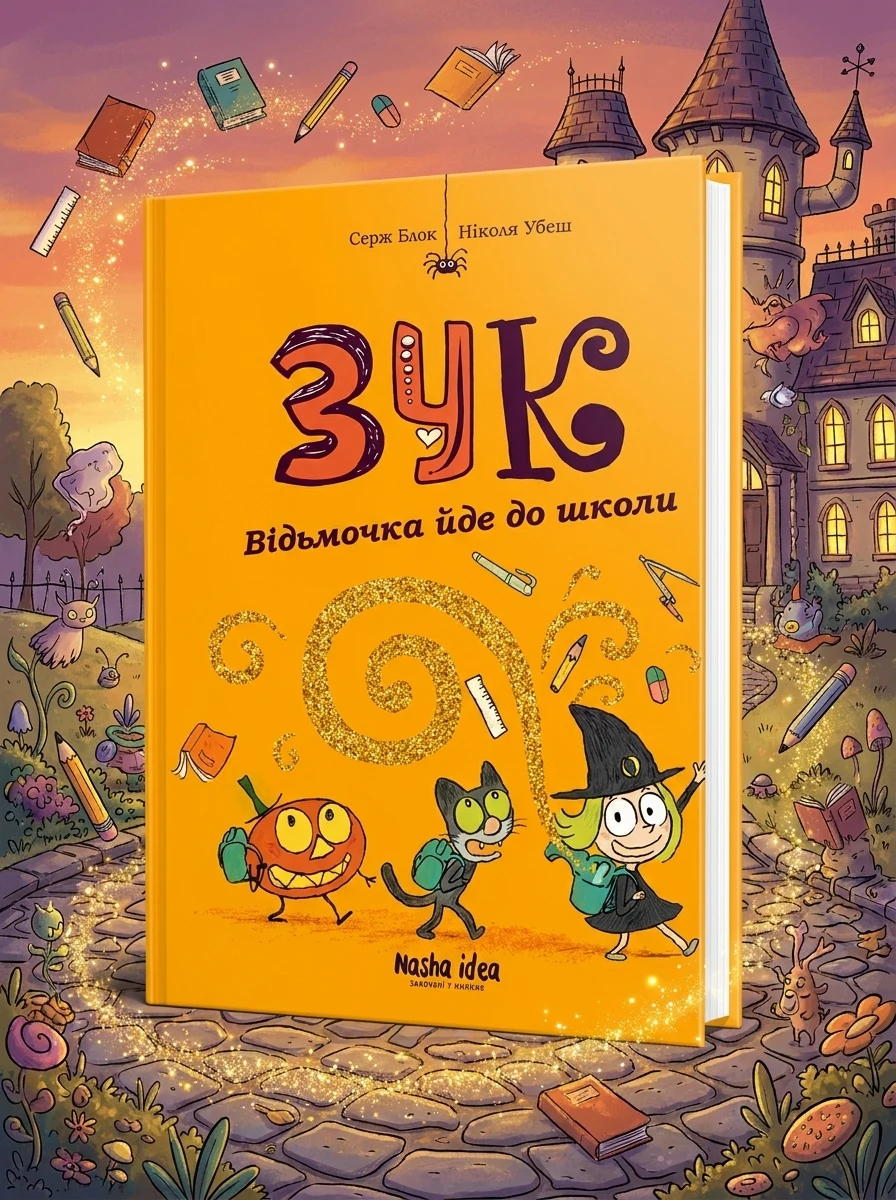Пригоди Зук. Відьмочка йде до школи. Том 4 — Дитячі комікси