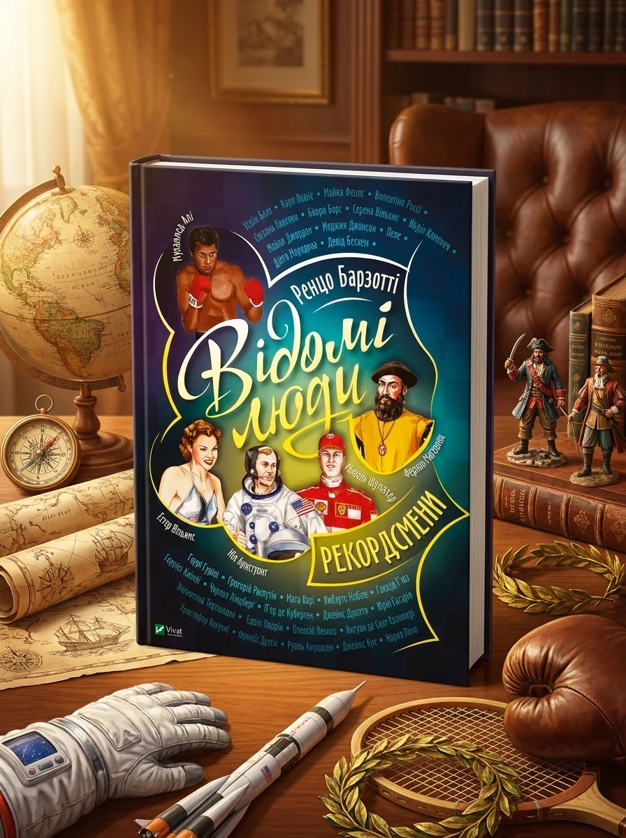 Відомі люди. Рекордсмени — Пізнавальні книги для дітей