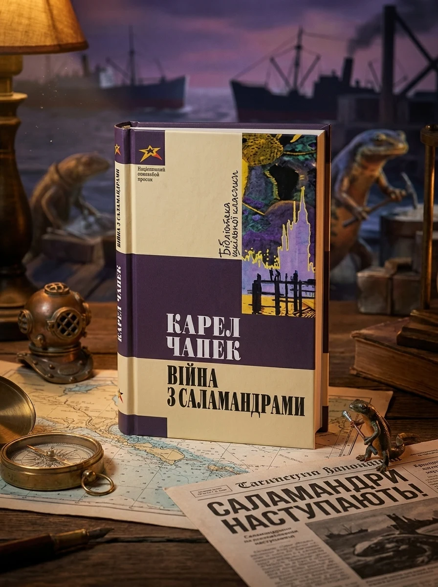Вiйна з саламандрами — Класична зарубіжна проза