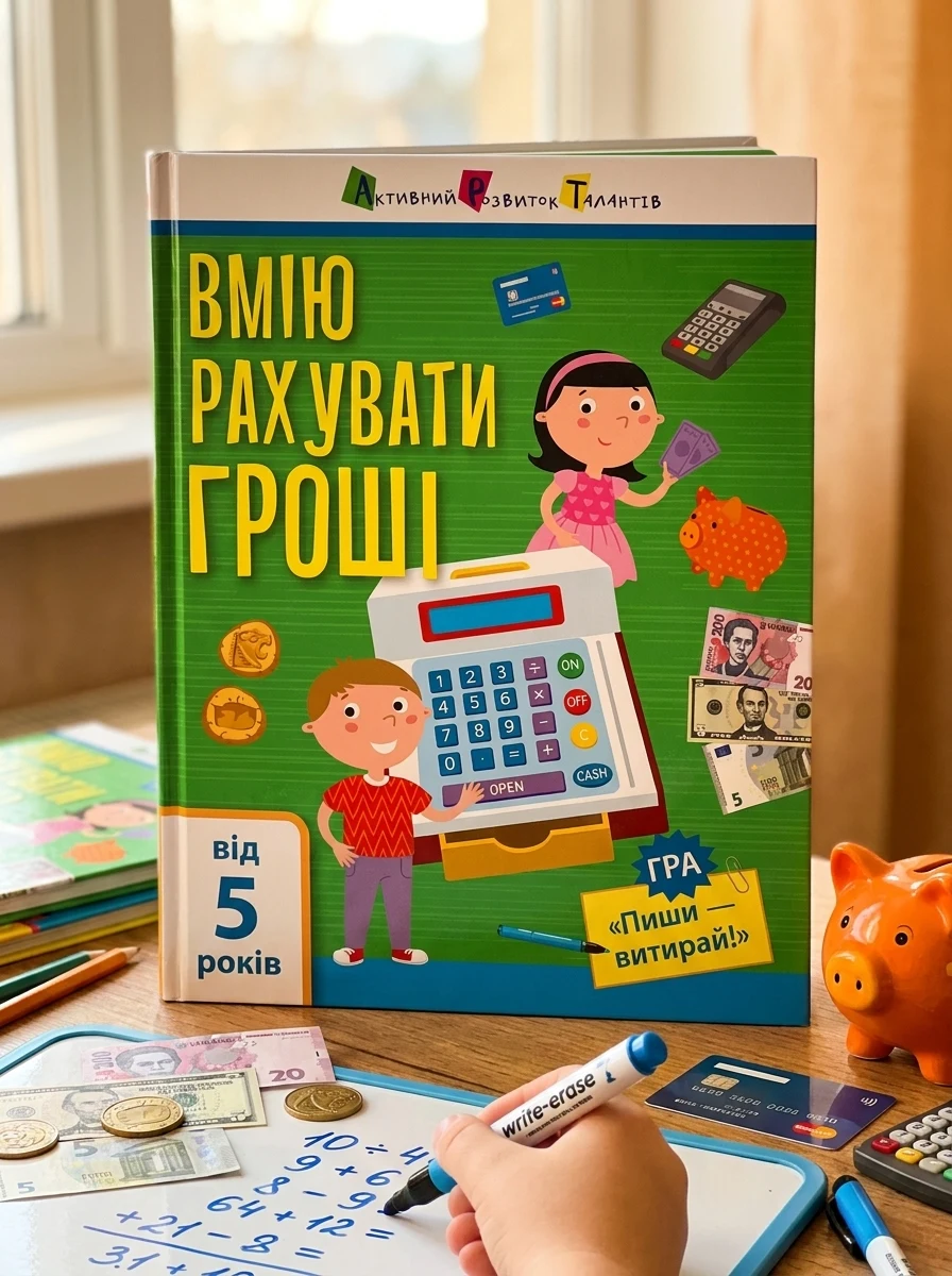 Вмію рахувати гроші. Від 5 років — Розвивальні книги