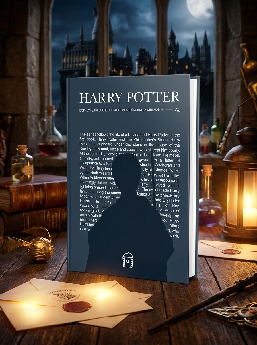 Воркбук для вивчення англійської мови по фільмах. Harry Potter. Рівень A2 — Вивчення мов