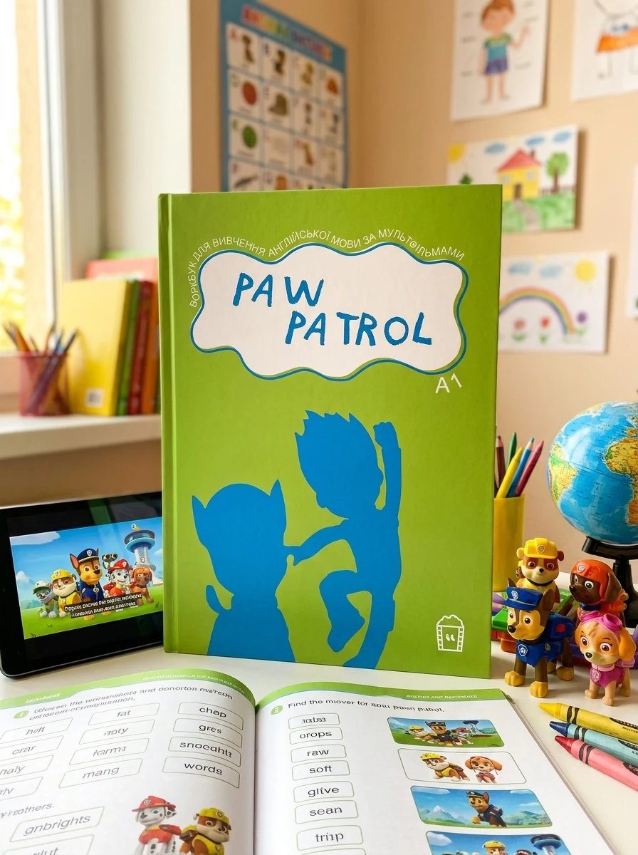 Воркбук для вивчення англійської мови по мультфільмах. Paw Patrol. Рівень A1 — Вивчення мов