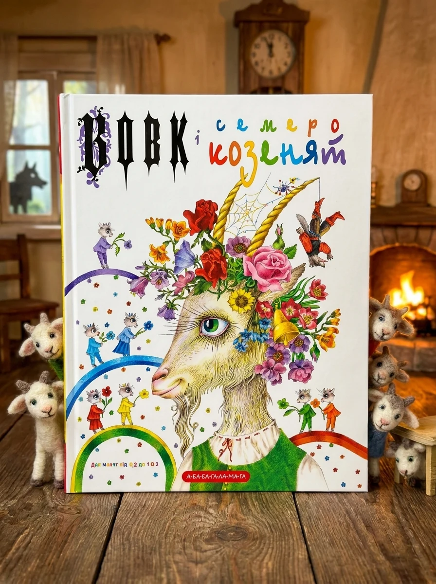 Вовк і семеро козенят (картонка) — Казки