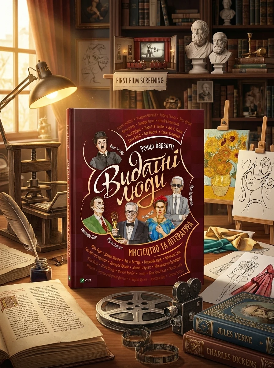 Видатні люди. Мистецтво та література — Пізнавальні книги для дітей