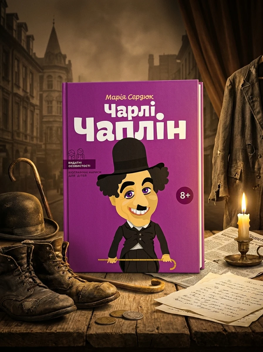 Видатні особистості. Біографічні нариси для дітей. Чарлі Чаплін | купити книгу онлайн