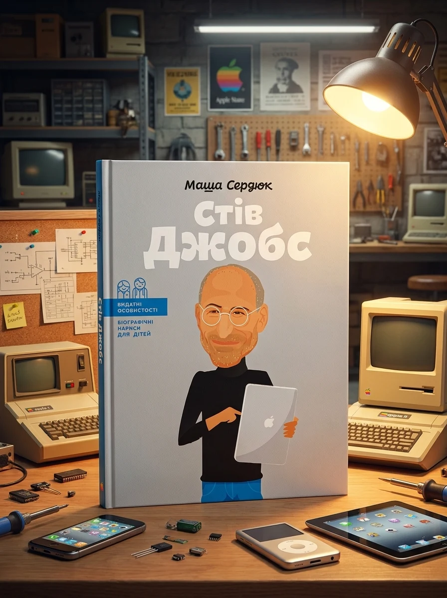 Видатні особистості. Біографічні нариси для дітей. Стів Джобс | купити книгу онлайн