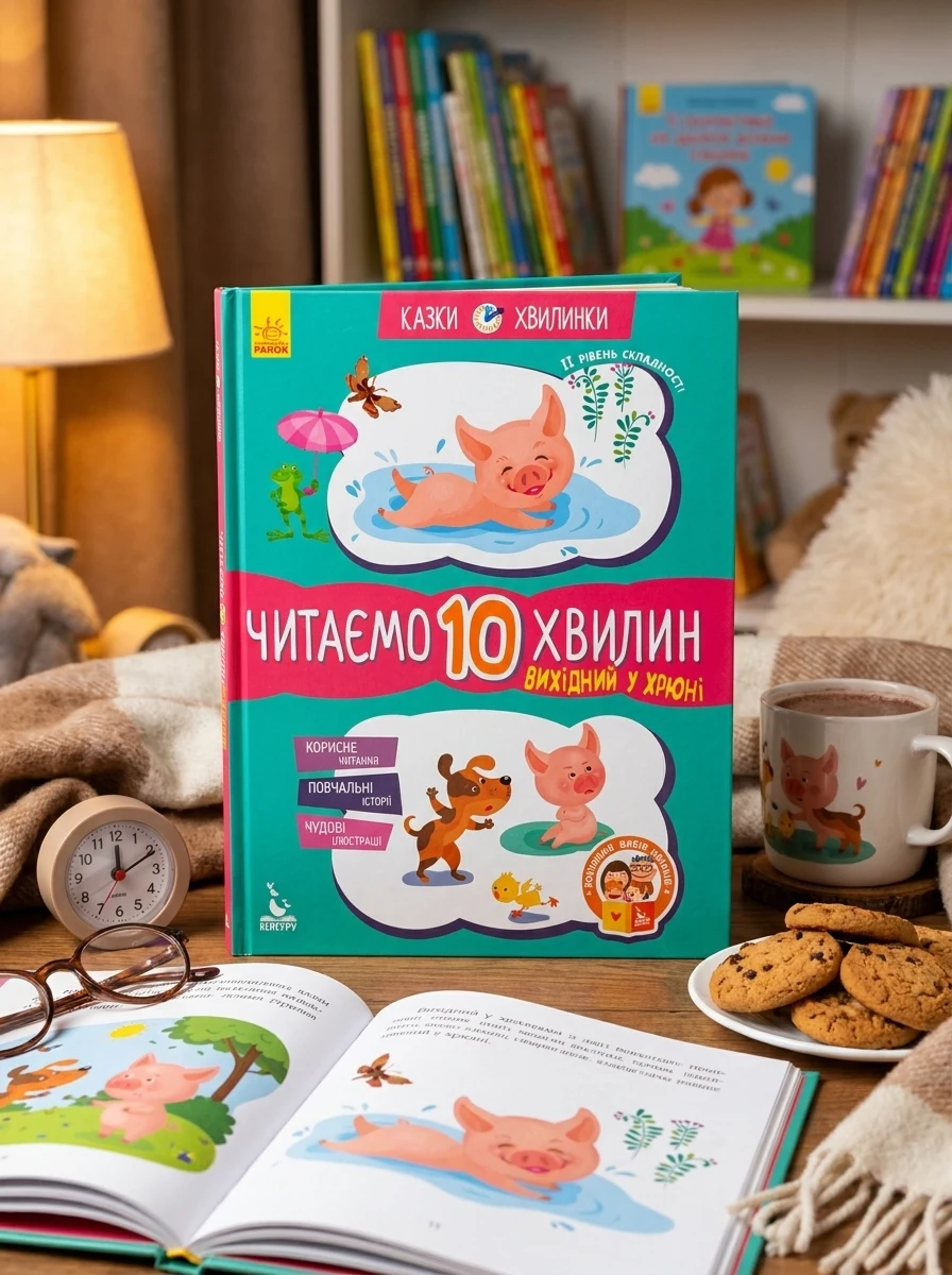 Вихідний у хрюні. Читаємо 10 хвилин. 2-й рівень складності — Розвивальні книги