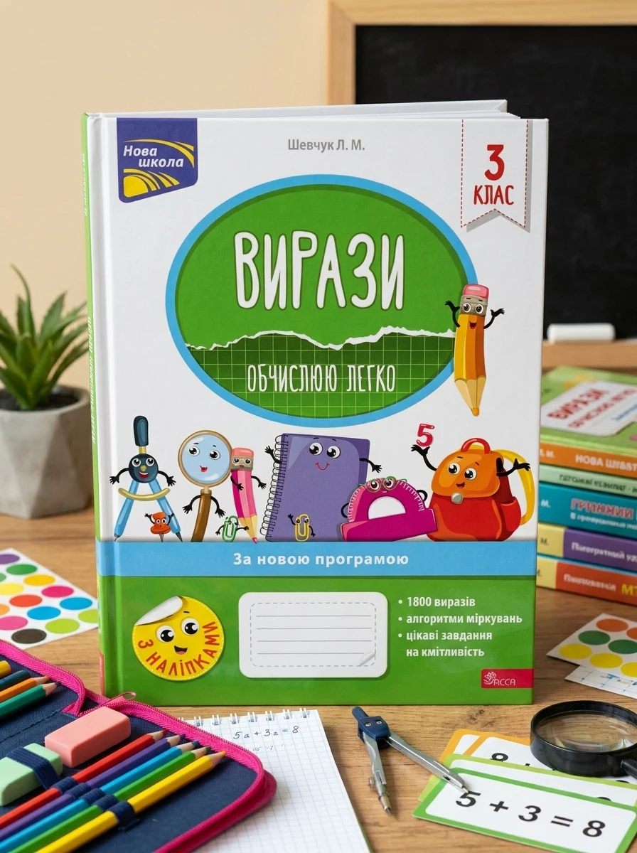 Вирази. Обчислюю легко. 3 клас — Пізнавальні книги для дітей
