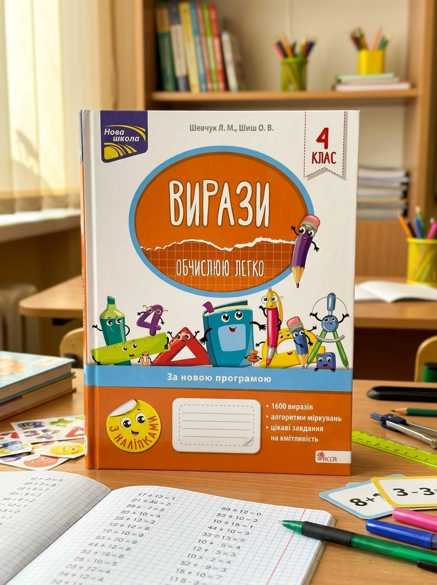 Вирази. Обчислюю легко. 4 клас — Пізнавальні книги для дітей