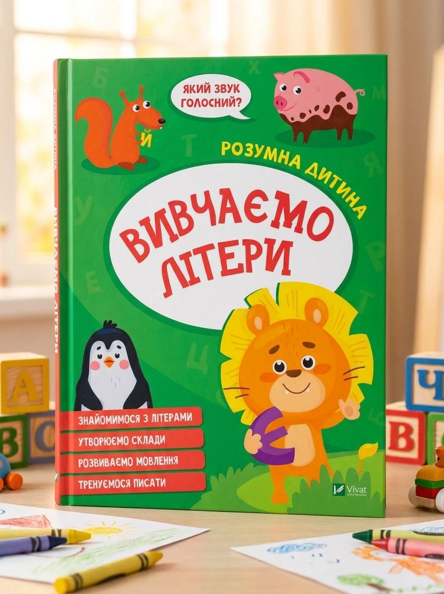 Розумна дитина. Вивчаємо літери | купити книгу онлайн