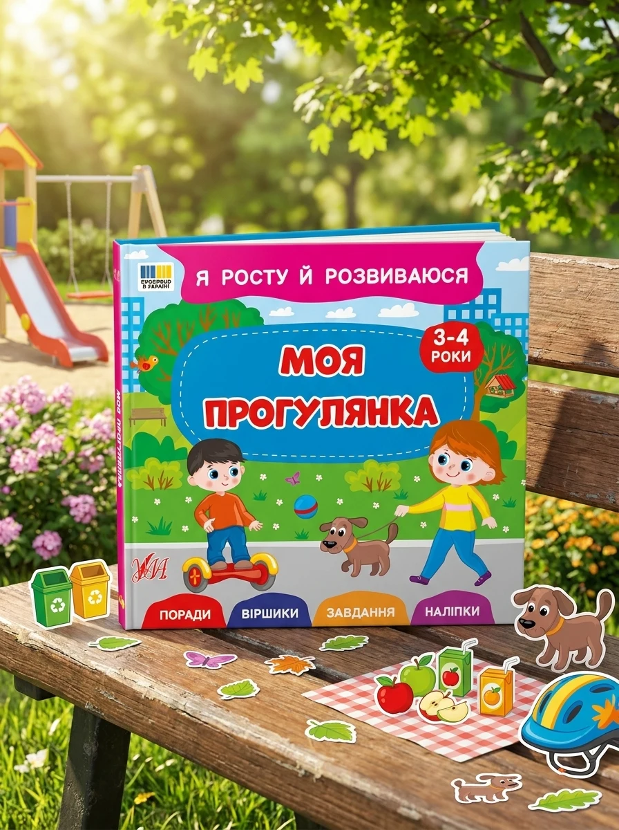 Я росту й розвиваюся. Моя прогулянка. 3-4 роки — Розвивальні книги