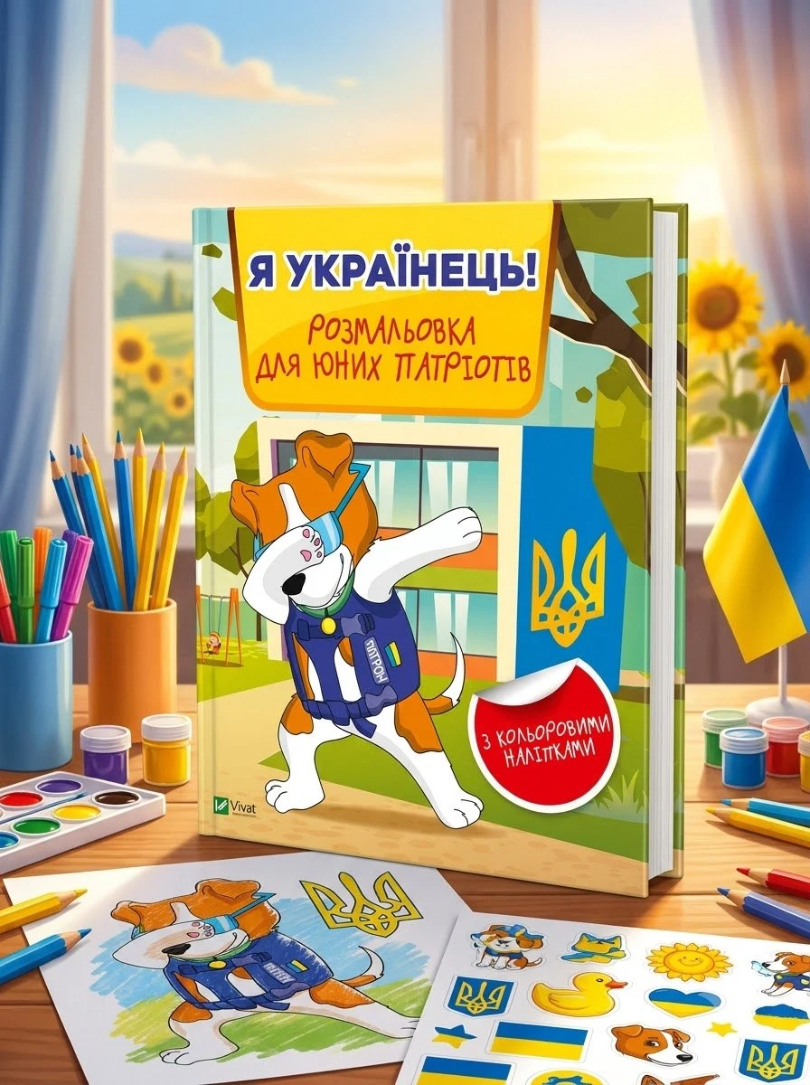 Я українець! Розмальовка для юних патріотів | купити книгу онлайн