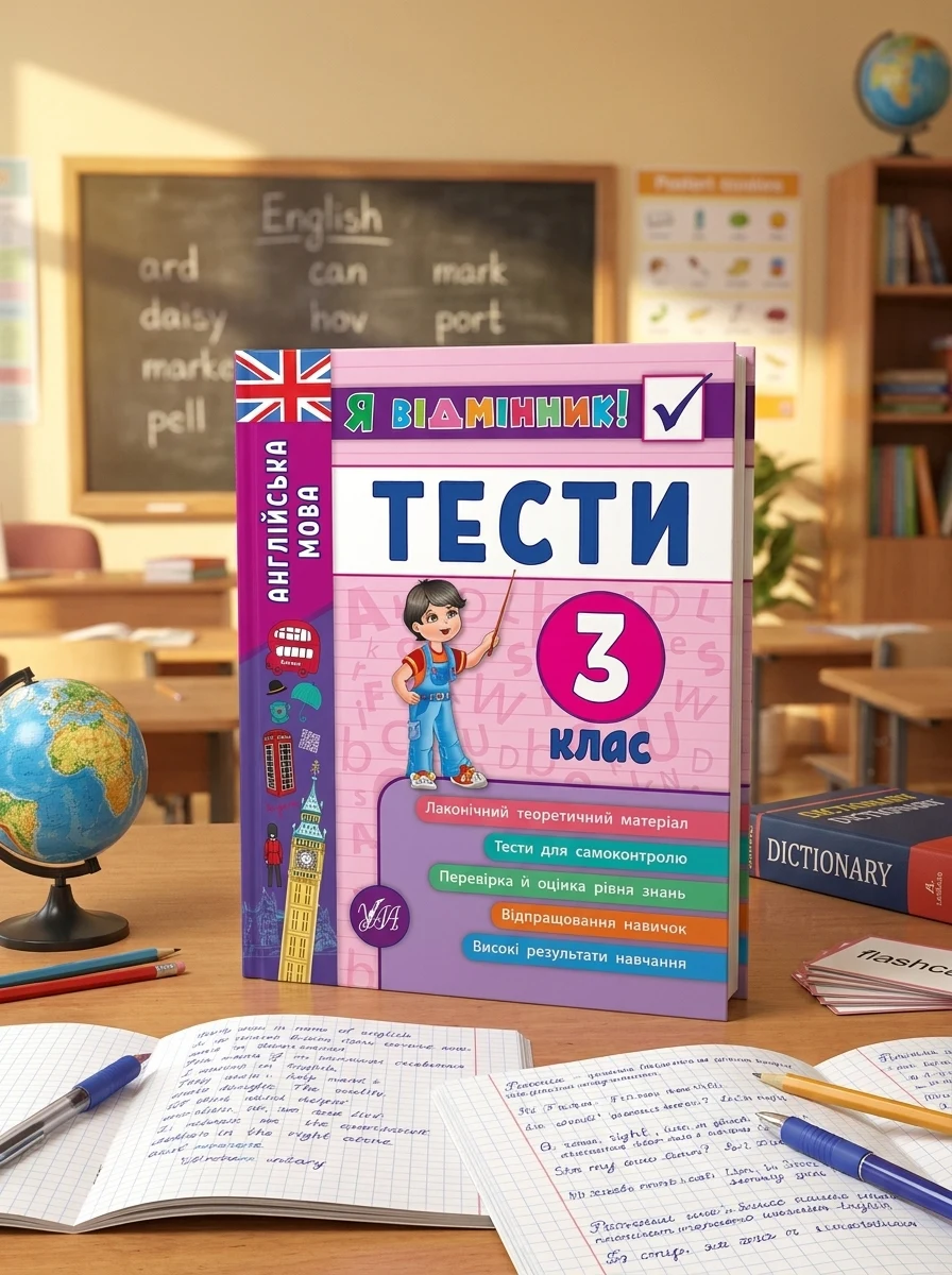 Я відмінник! Англійська мова. Тести. 3 клас — Підготовка до школи