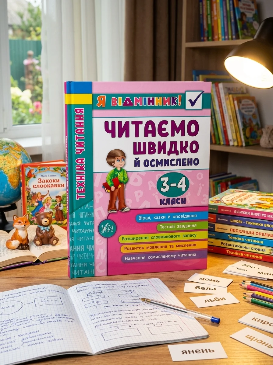 Я відмінник! Техніка читання. Читаємо швидко й осмислено. 3-4 класи — Підготовка до школи