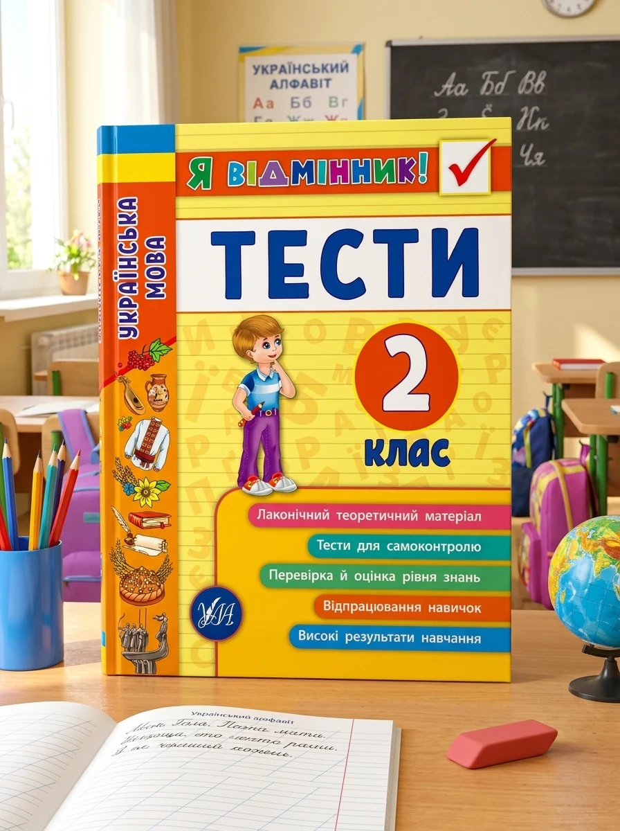 Я відмінник! Українська мова. Тести. 2 клас — Підготовка до школи