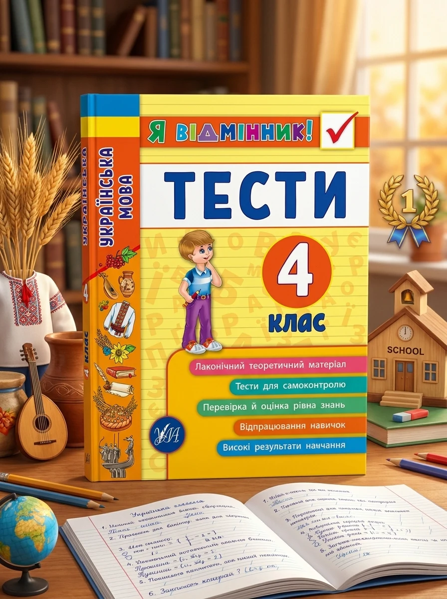 Я відмінник! Українська мова. Тести. 4 клас