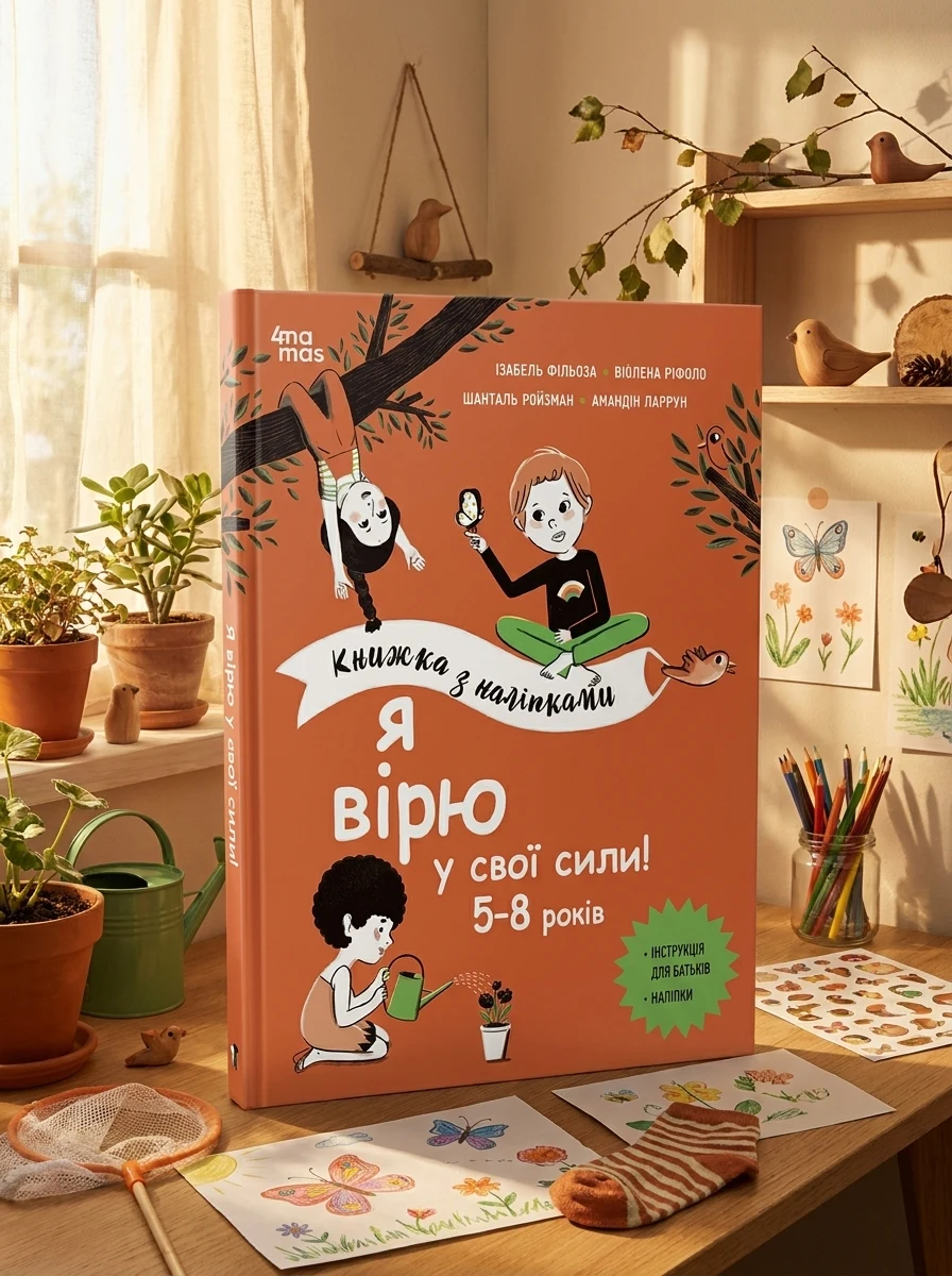 Я вірю у свої сили! Книжка з наліпками. 5-8 років — Книги з наліпками