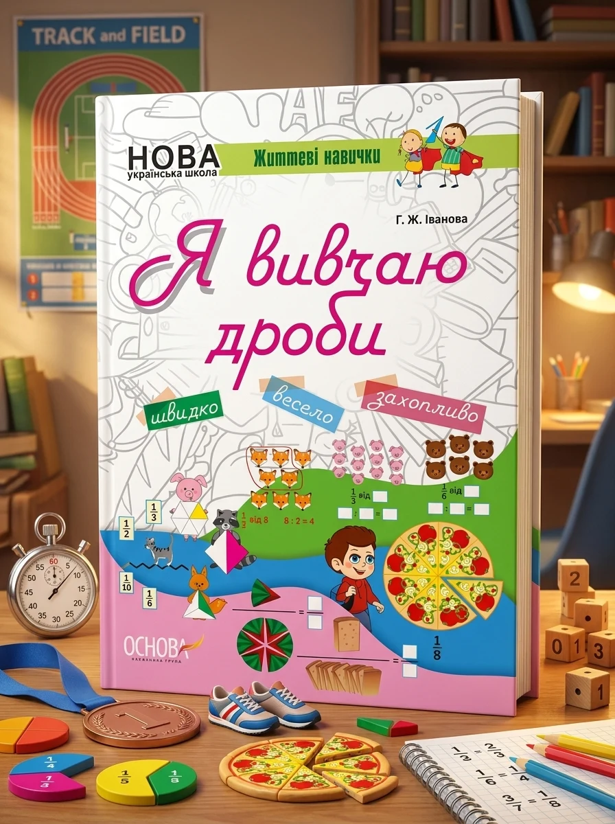 Життєві навички. Я вивчаю дроби. Робочий зошит — Розвивальні книги