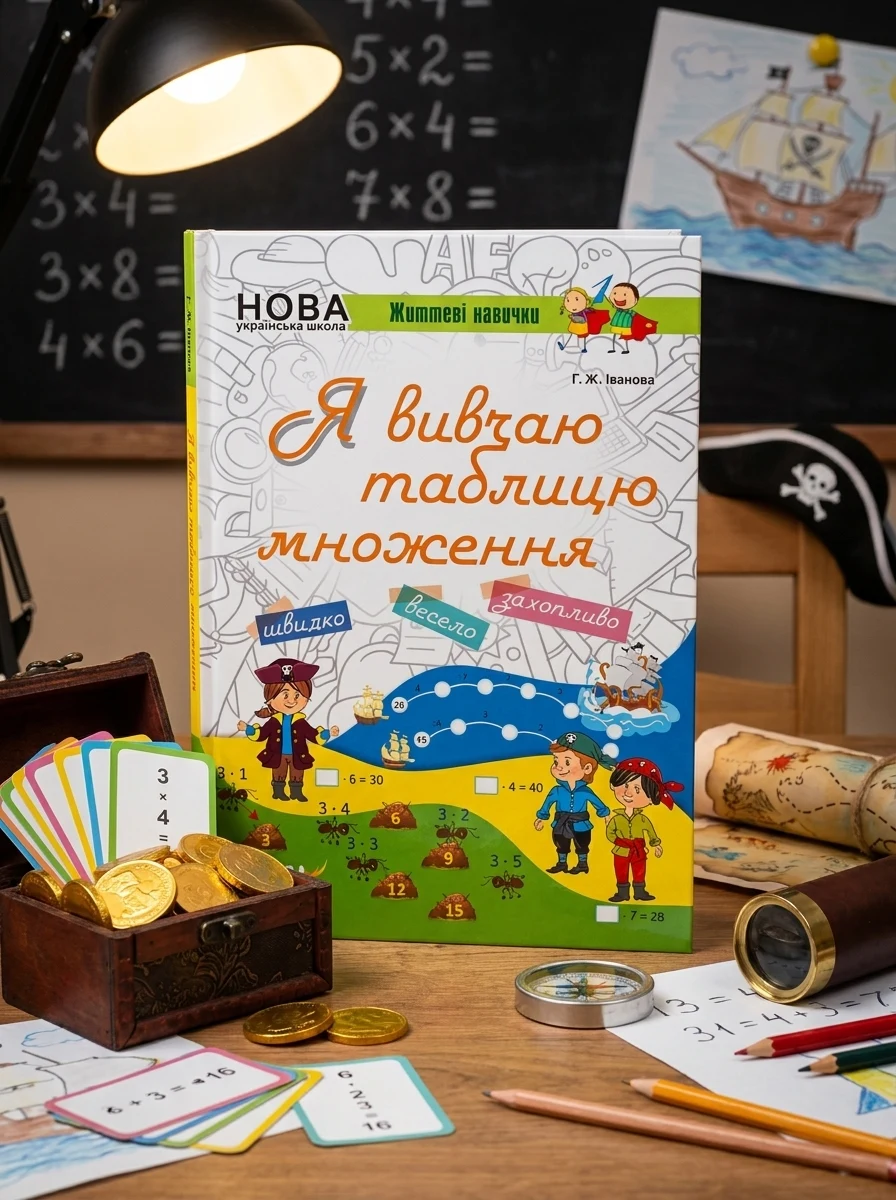 Життєві навички. Я вивчаю таблицю множення. Робочий зошит — Розвивальні книги