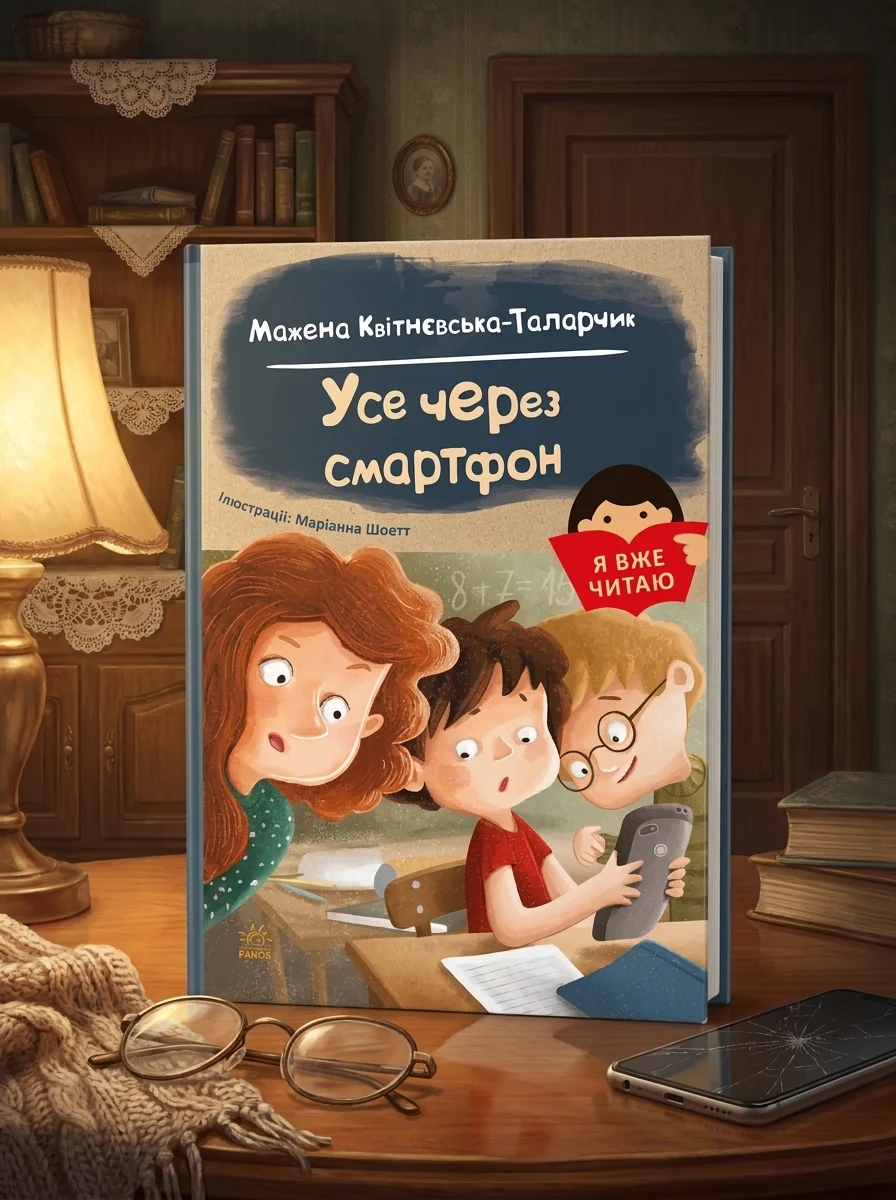 Я вже читаю. Усе через смартфон