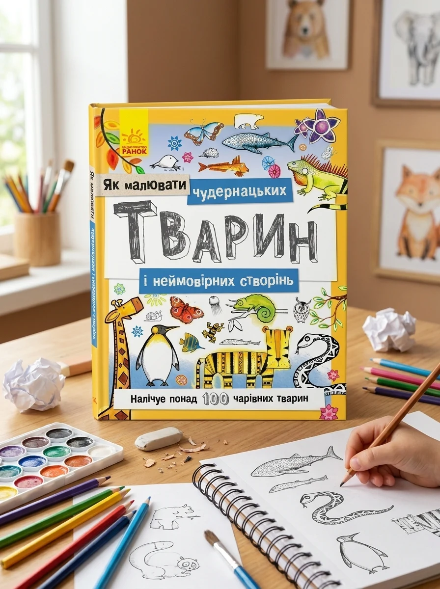 Як малювати. Чудернацьких тварин і неймовірних створінь — Розвивальні книги