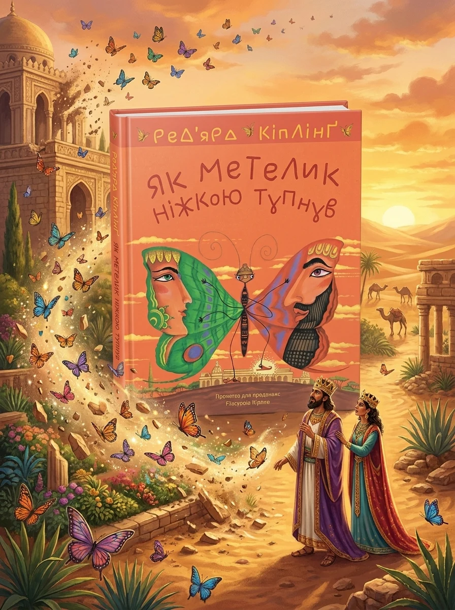 Як метелик ніжкою тупнув