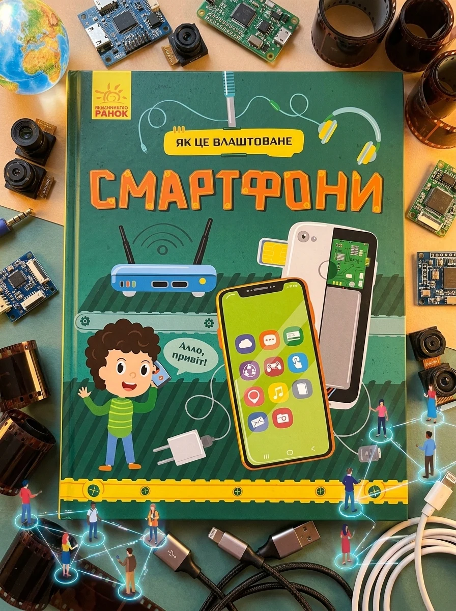 Як це влаштоване. Смартфони — Дитячі енциклопедії