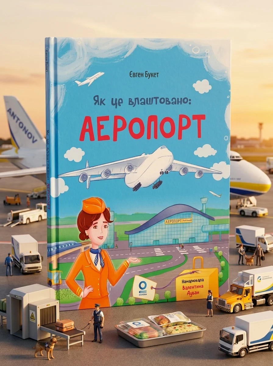 Як це влаштовано. Аеропорт — Пізнавальні книги для дітей