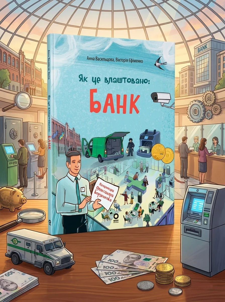 Як це влаштовано. Банк — Пізнавальні книги для дітей