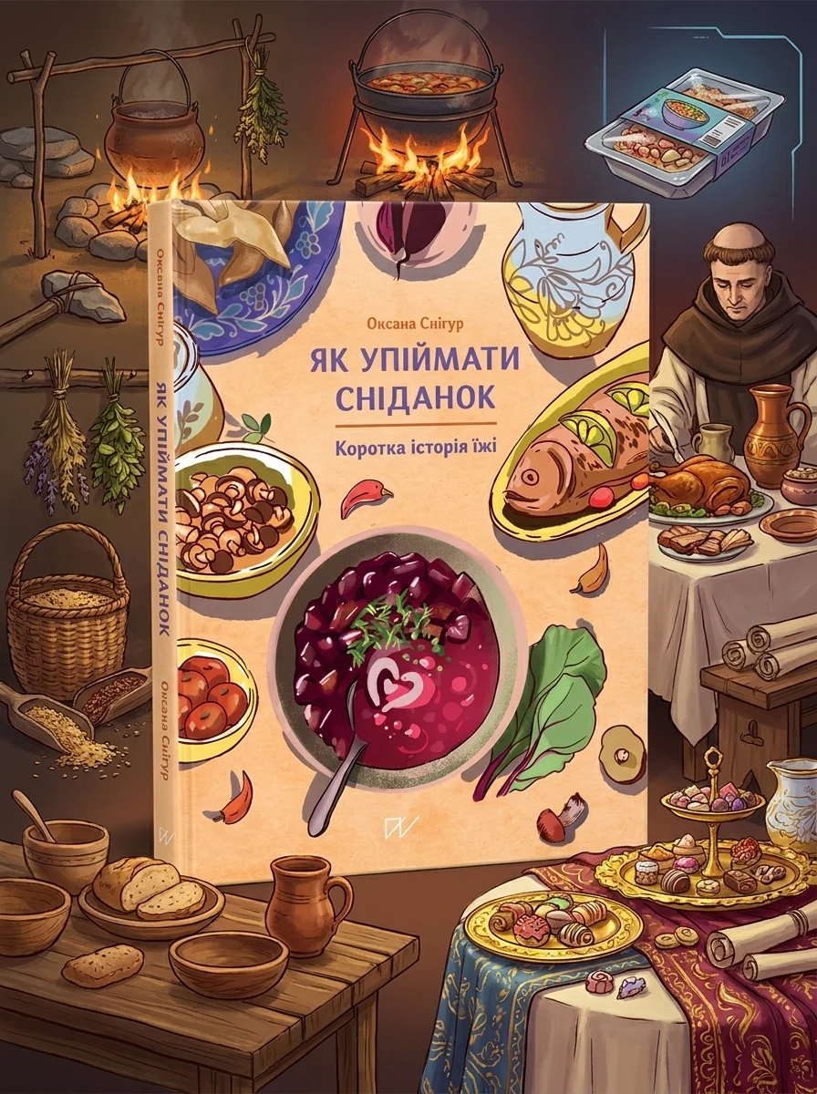 Як упіймати сніданок. Коротка історія їжі — Пізнавальні книги для дітей
