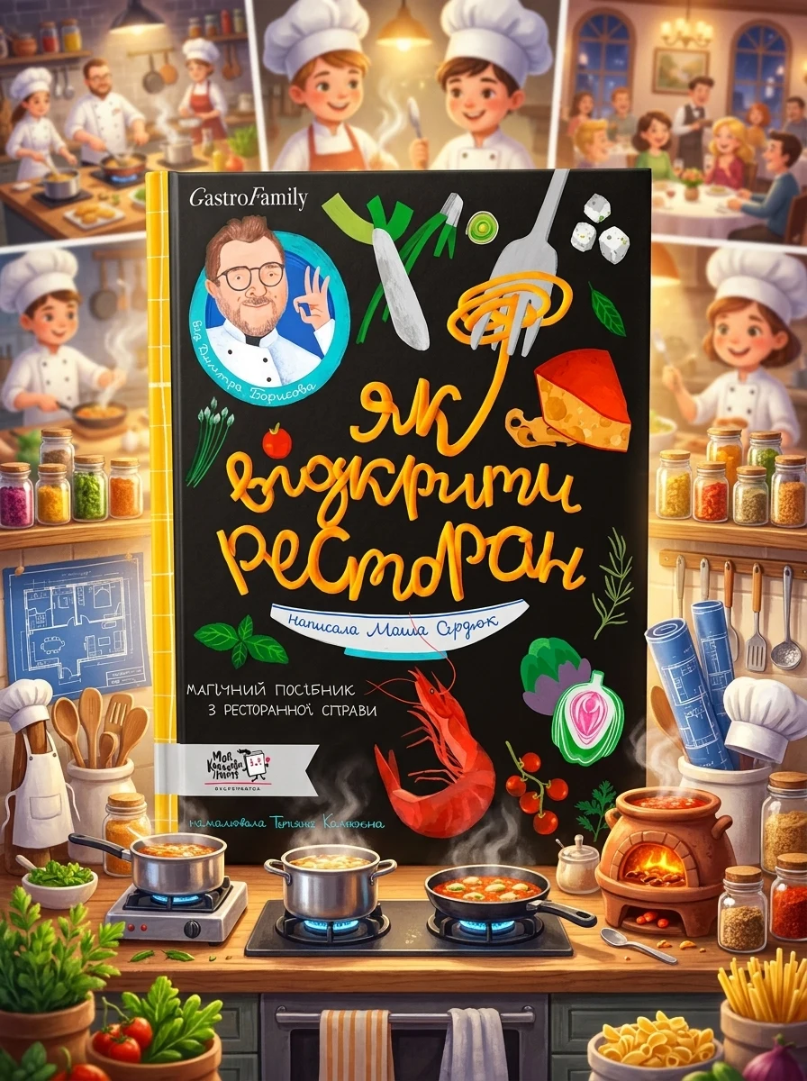 Як відкрити ресторан. Магічний посібник з ресторанної справи | купити книгу онлайн