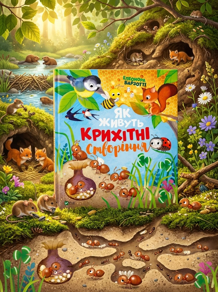 Як живуть крихітні створіння | купити книгу онлайн