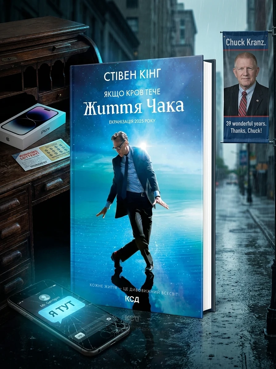 Якщо кров тече (суперобкладинка «Життя Чака») — Зарубіжні жахи