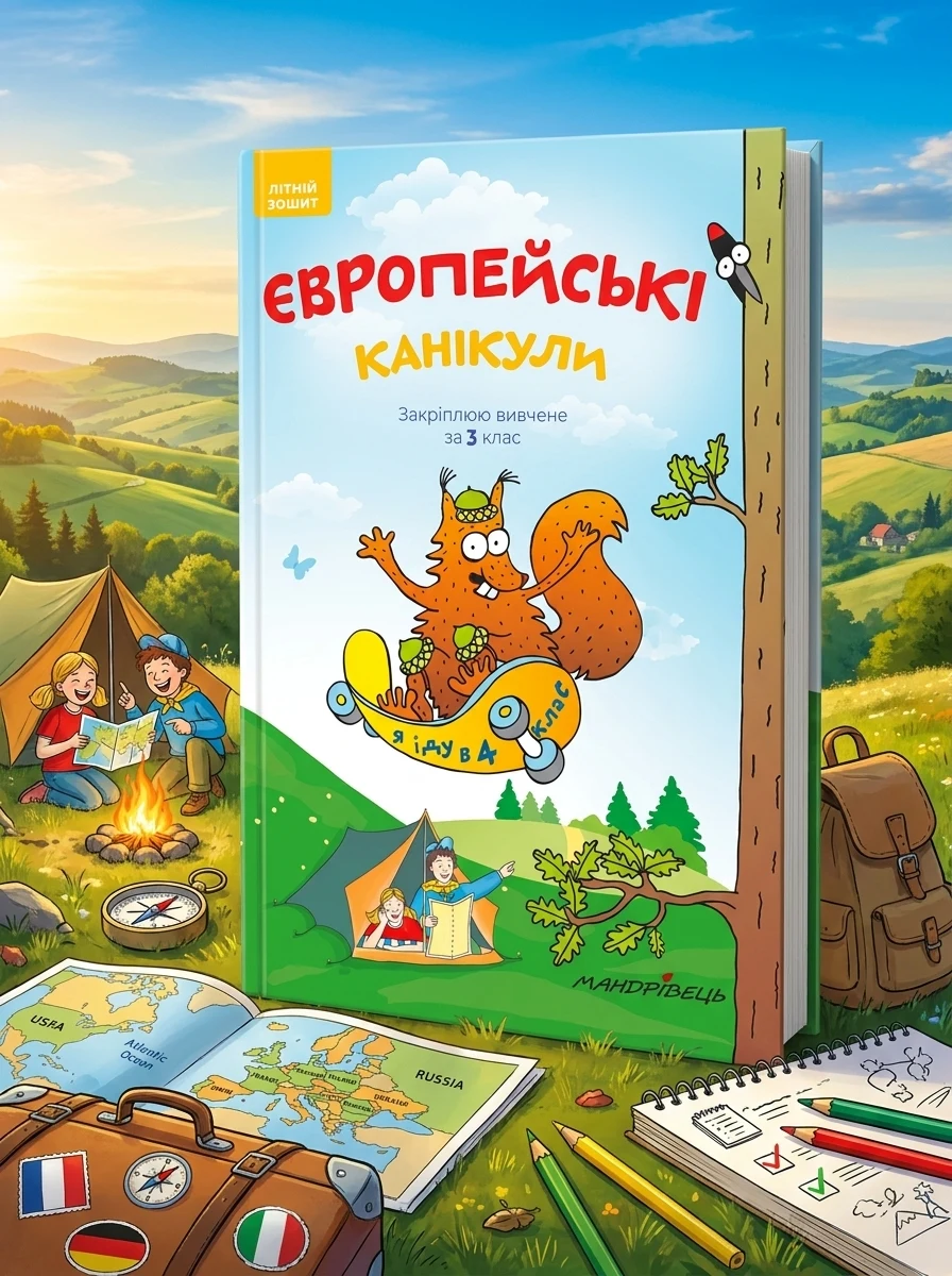Європейські канікули. Закріплюю вивчене за 3 клас. Літній зошит — Підготовка до школи