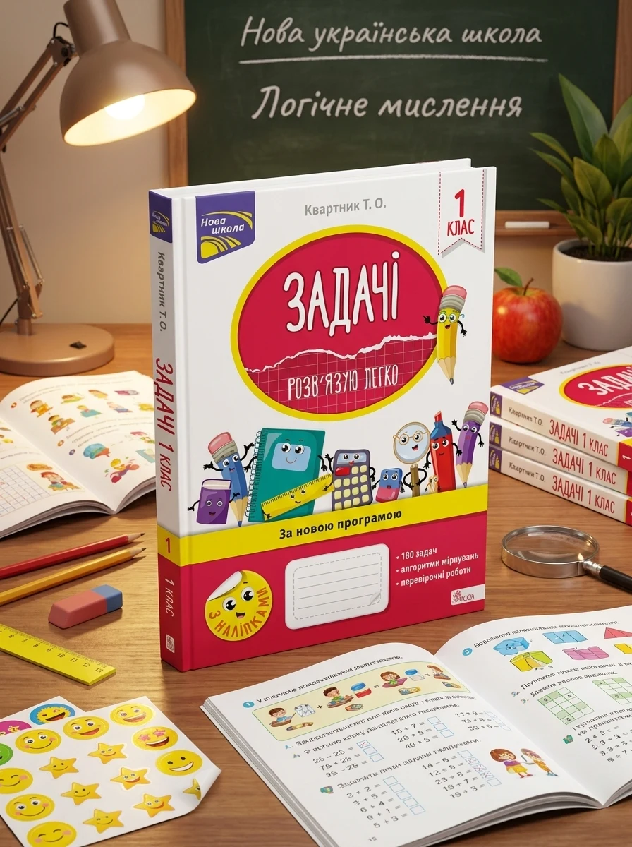 Задачі. Розв’язую легко. 1 клас — Пізнавальні книги для дітей