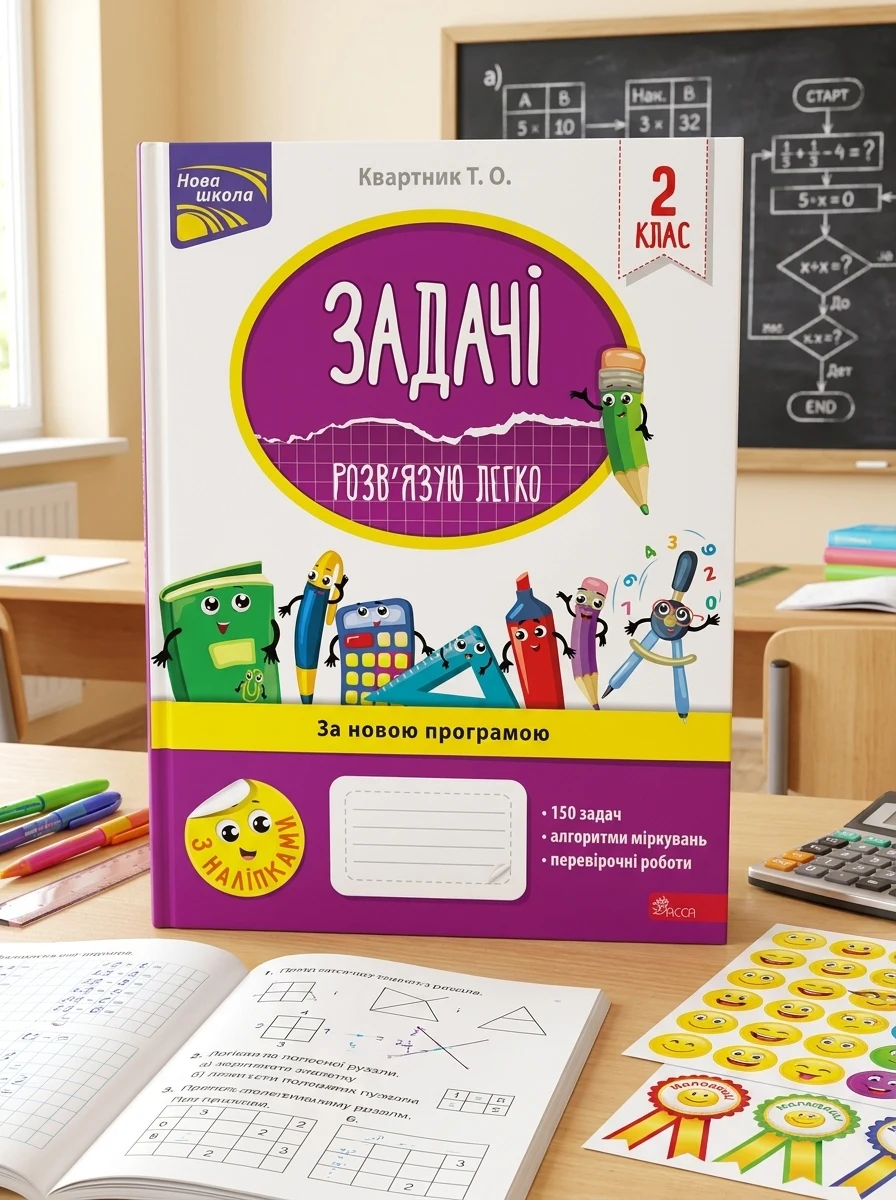 Задачі. Розв’язую легко. 2 клас — Пізнавальні книги для дітей
