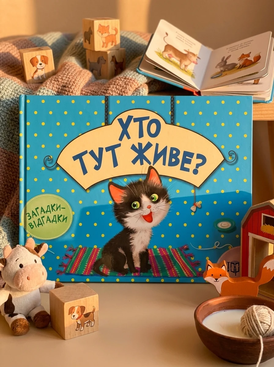 Загадки-відгадки. Хто тут живе? Котик